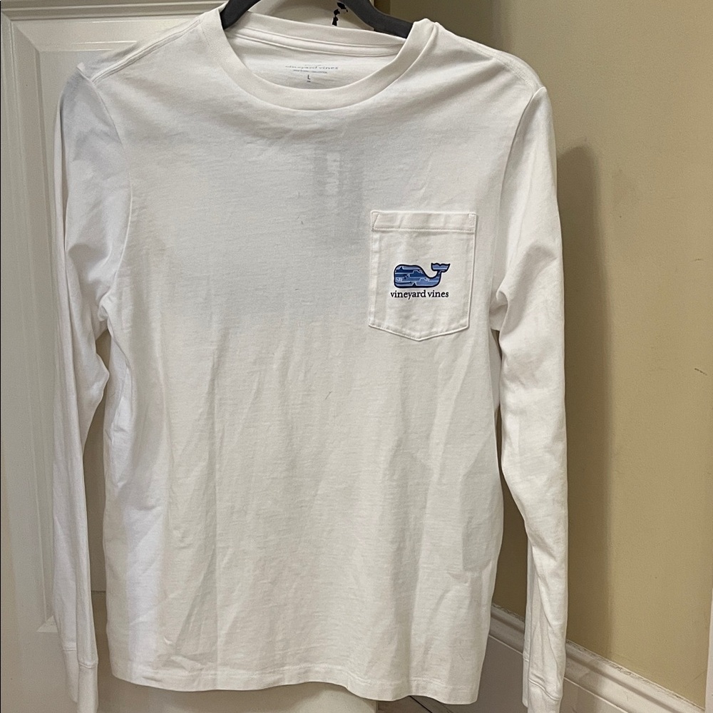 Vineyard Vines Classic White Long Sleeve Tee